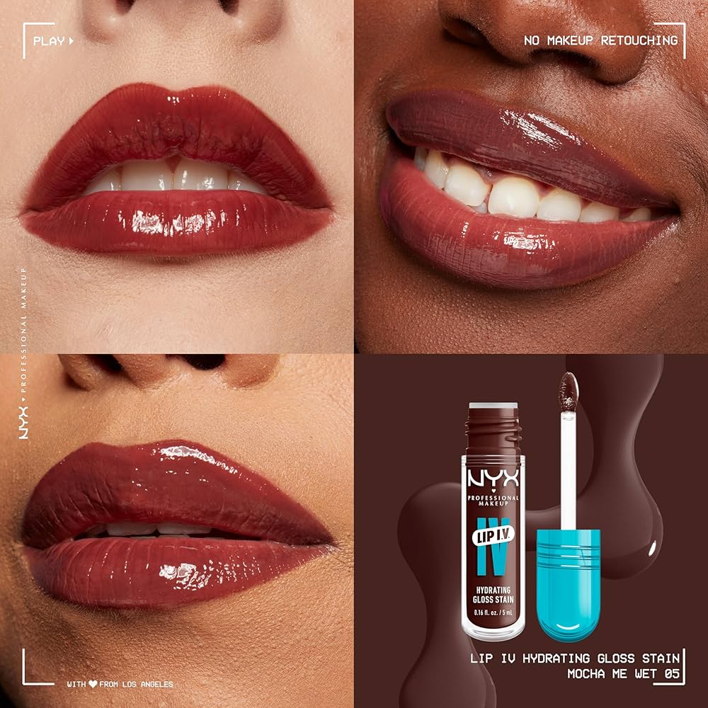 NYX LIP I.V. HYDRATING LIP GLOSS STAIN