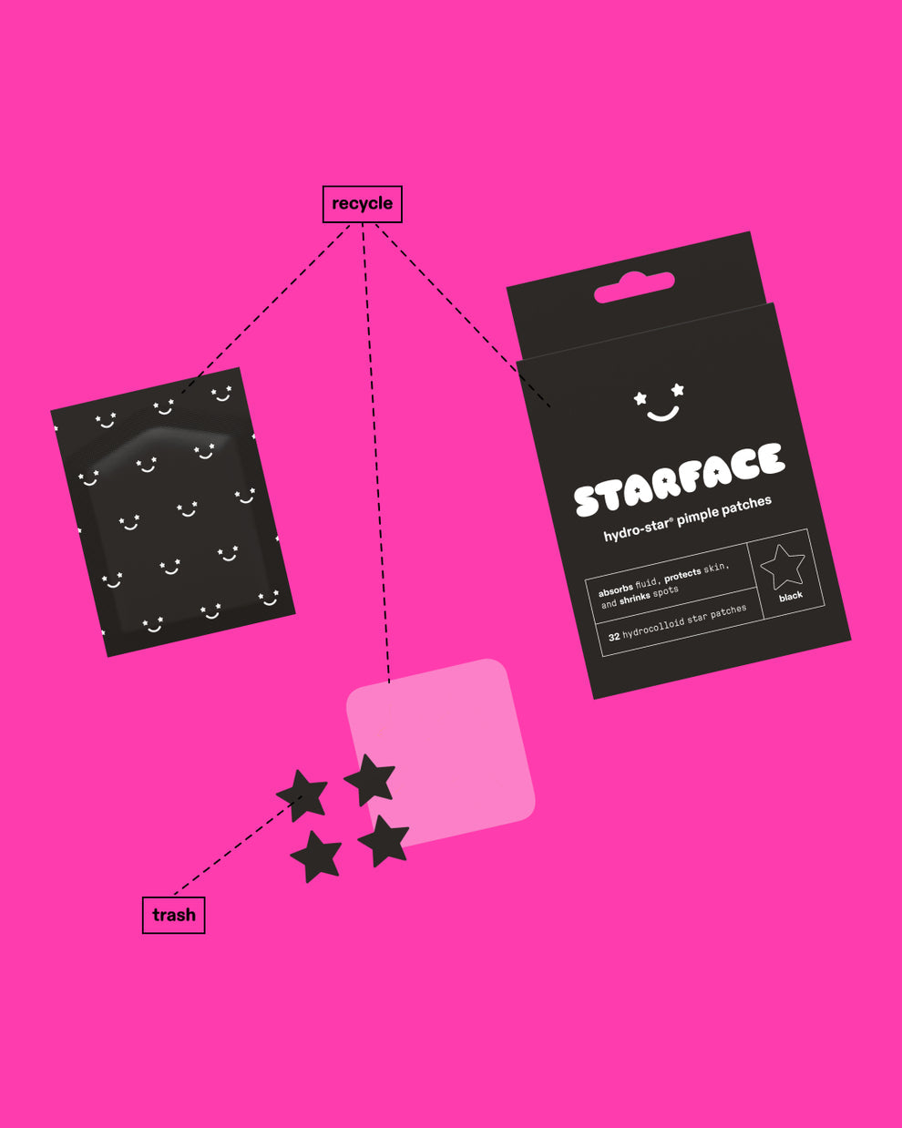 Starface World Parches hidrocoloides para espinillas