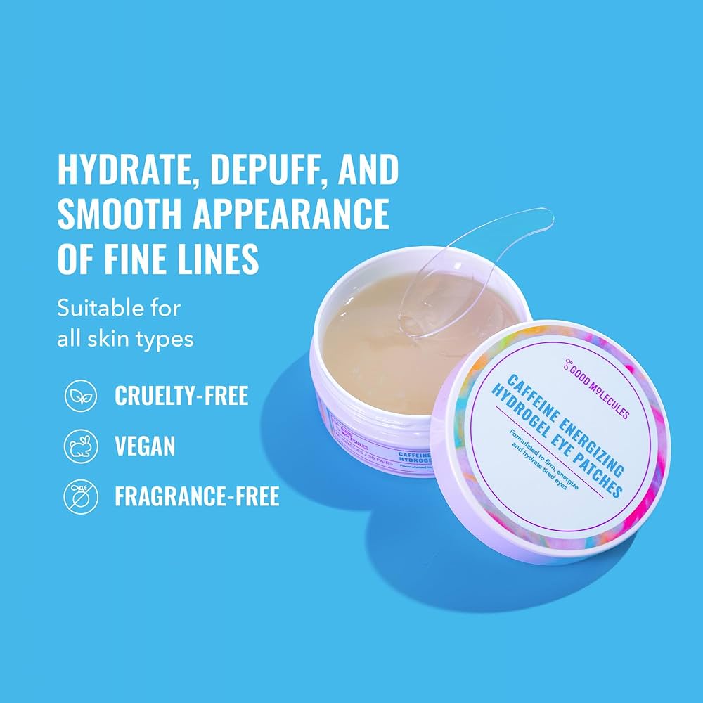 Caffeine Energizing Hydrogel Eye Patches from Good Molecules