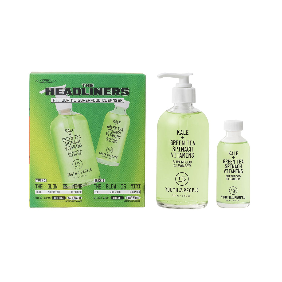 Youth To The People Fresh Starters Superfood Cleanser Home & Away Set