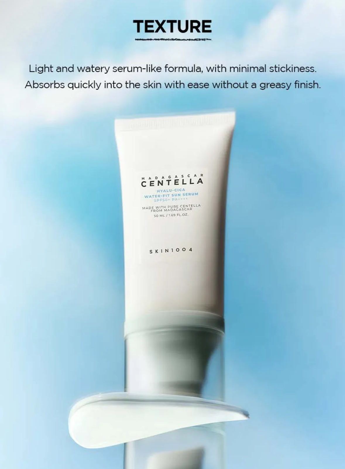 SKIN 1004 - Madagascar Centella Hyalu-Cica Water-Fit Sun Serum