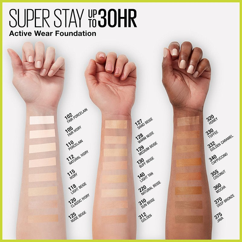 Maybelline Super Stay Full Coverage Foundation 30H