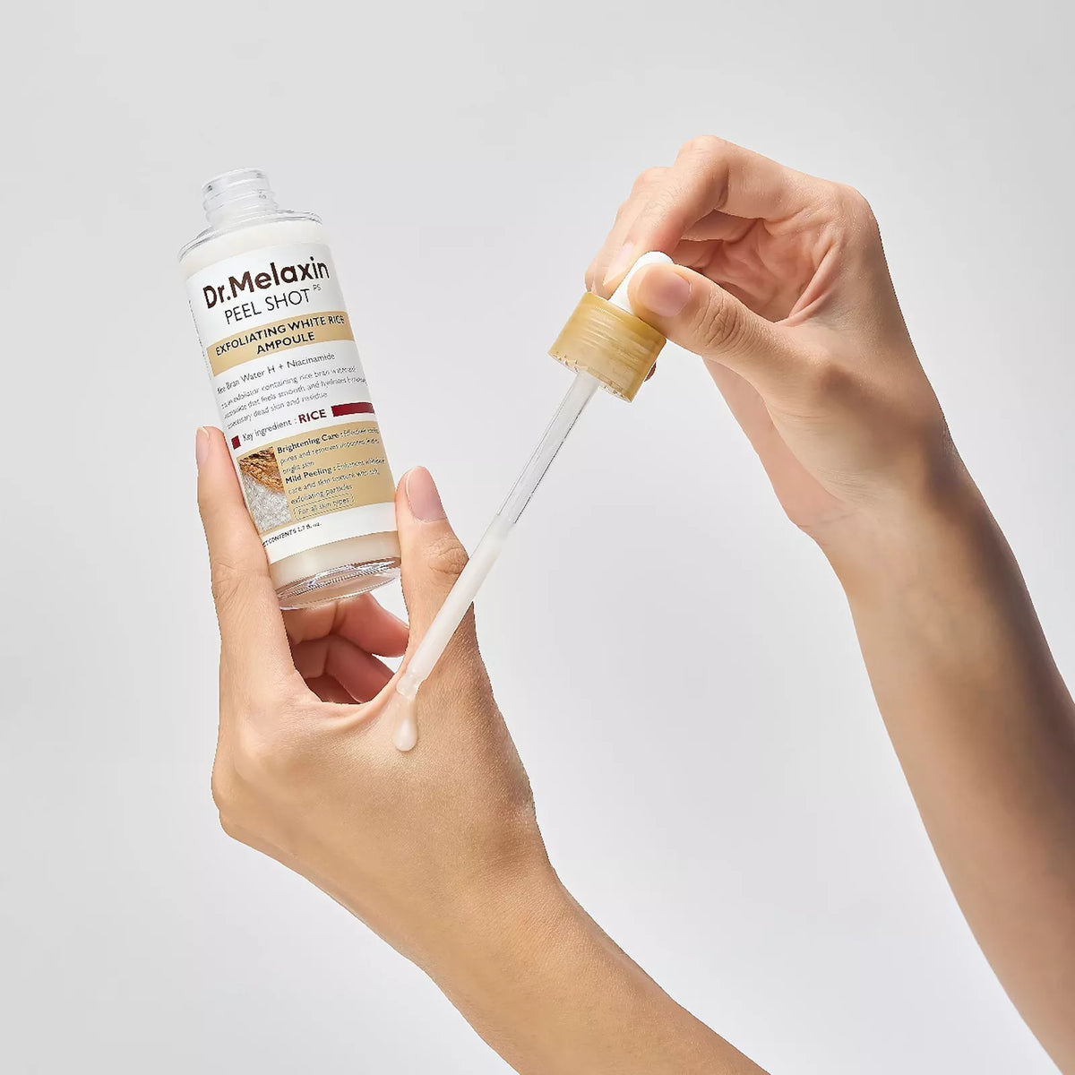 Dr. Melaxin - Ampolla exfoliante de arroz blanco Peel Shot