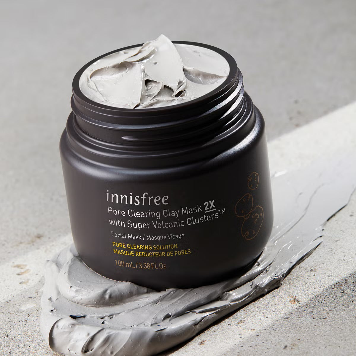 Innisfre Pore Clearing Clay Mask 2X with Super Volcanic Clusters™ 100ml