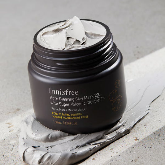 Innisfre Pore Clearing Clay Mask 2X with Super Volcanic Clusters™ 100ml