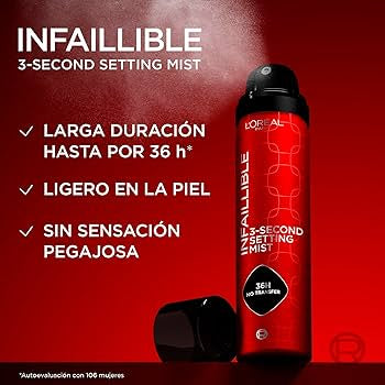 Infallible 3-second setting mist 36hr- L’Oréal