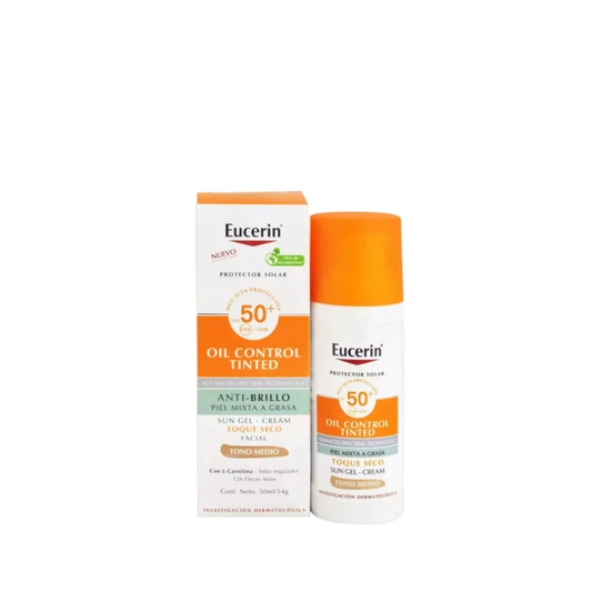 Eucerin Sun Oil Control Gel-Cream Dry Touch tinted Medio