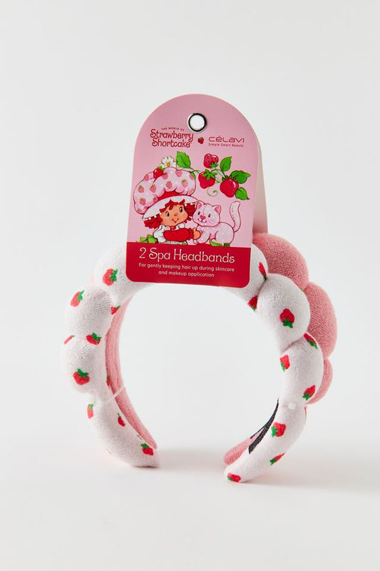 CELAVI SET DE DIADEMAS DE ESPONJA DE FRESA