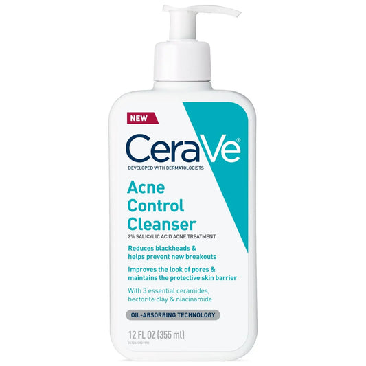 CeraVe Acne Face Cleanser with 2% Salicylic Acid