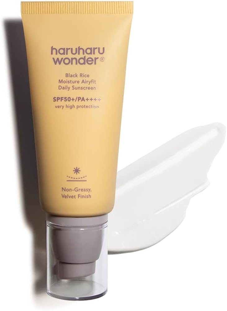 Black Rice Moisture Airyfit Sunscreen - Haru Haru Wonder