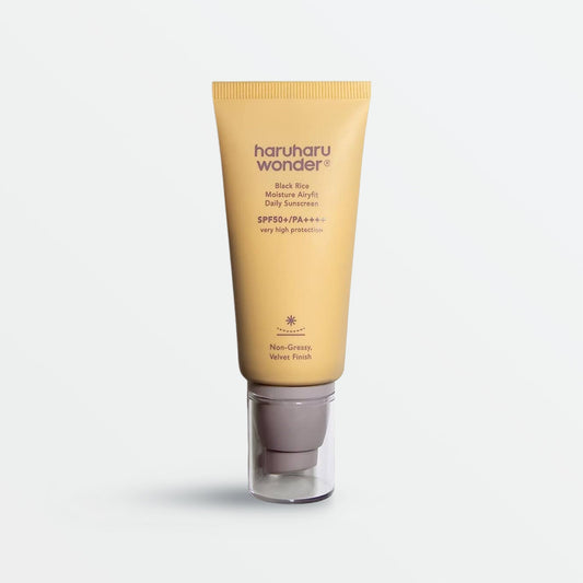 Black Rice Moisture Airyfit Sunscreen - Haru Haru Wonder