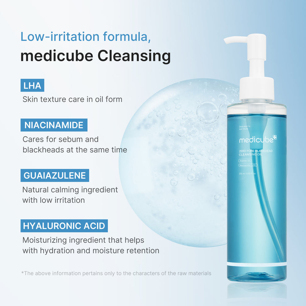 Zero Pore Blackhead Deep Cleansing Oil - Medicube