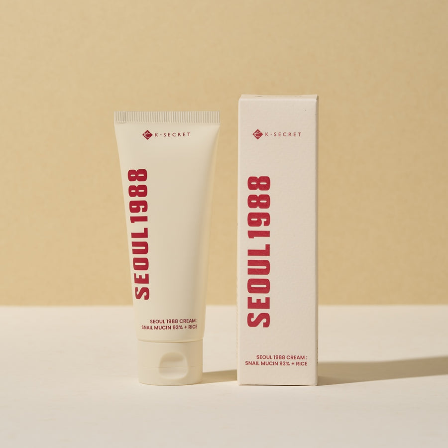 K-SECRET
Seoul 1988 Cream : Snail Mucin 93% + Rice