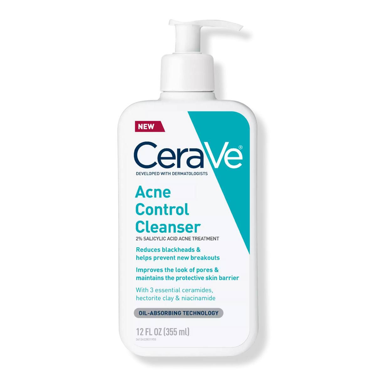 CeraVe Acne Face Cleanser with 2% Salicylic Acid