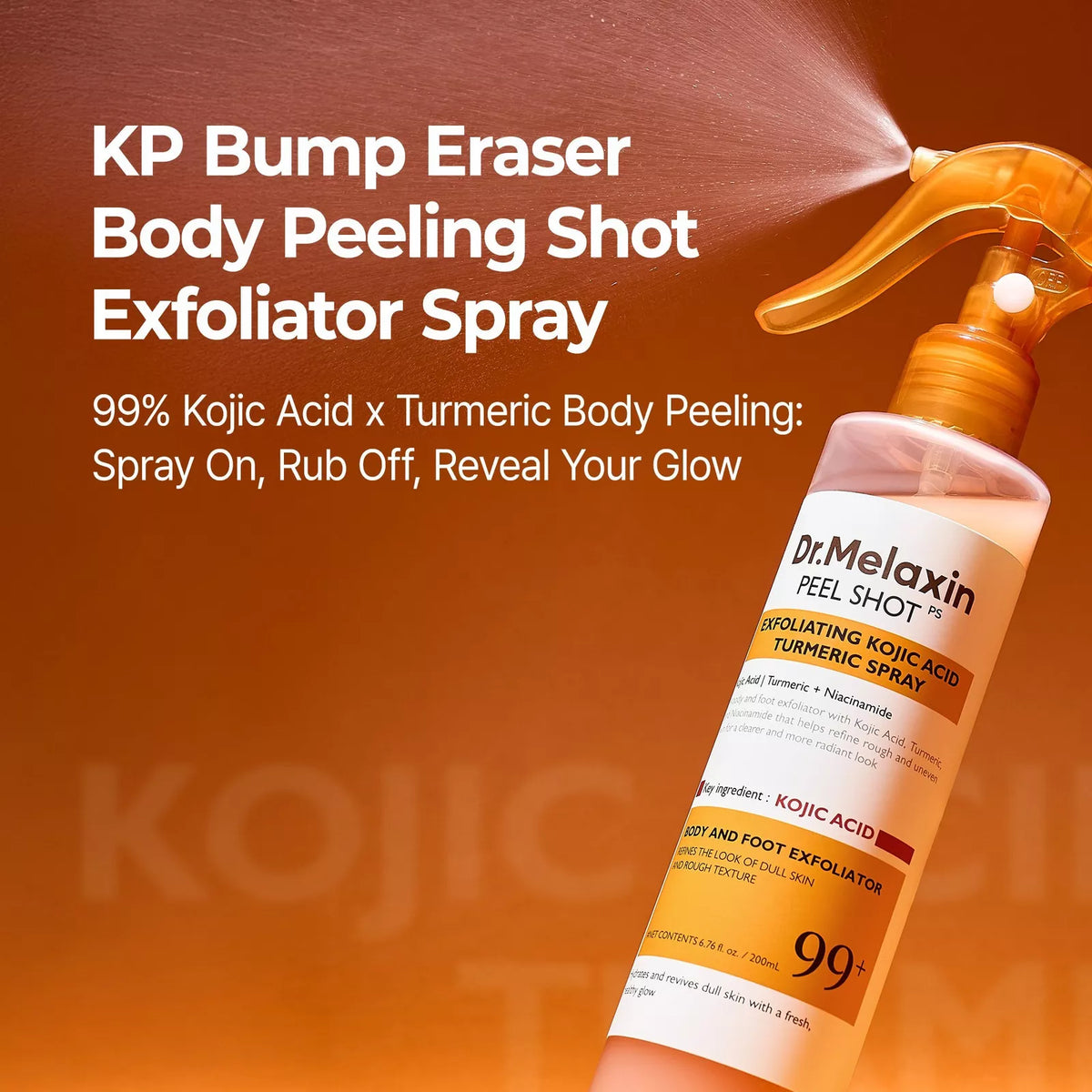 Dr. Melaxin - Peel Shot Exfoliating Kojic Acid Turmeric Spray