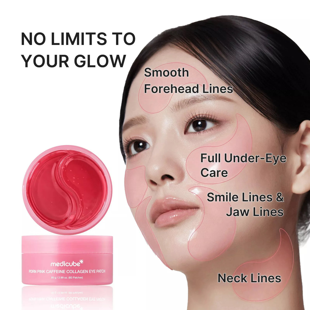 medicube - PDRN Pink Caffeine Collagen Eye Patch
