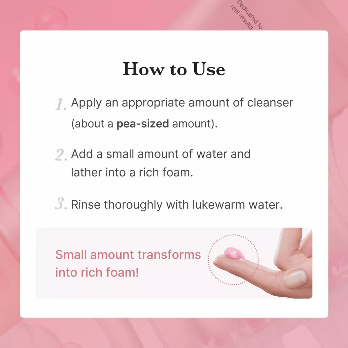 medicube - PDRN Pink Niacinamide Whip Cleanser