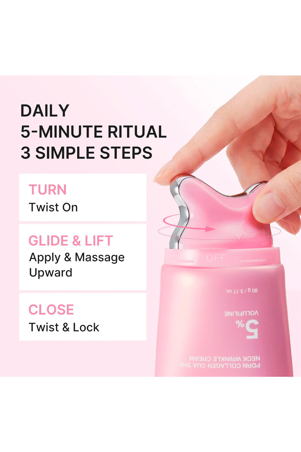 medicube - PDRN Collagen Gua Sha Neck Wrinkle Cream